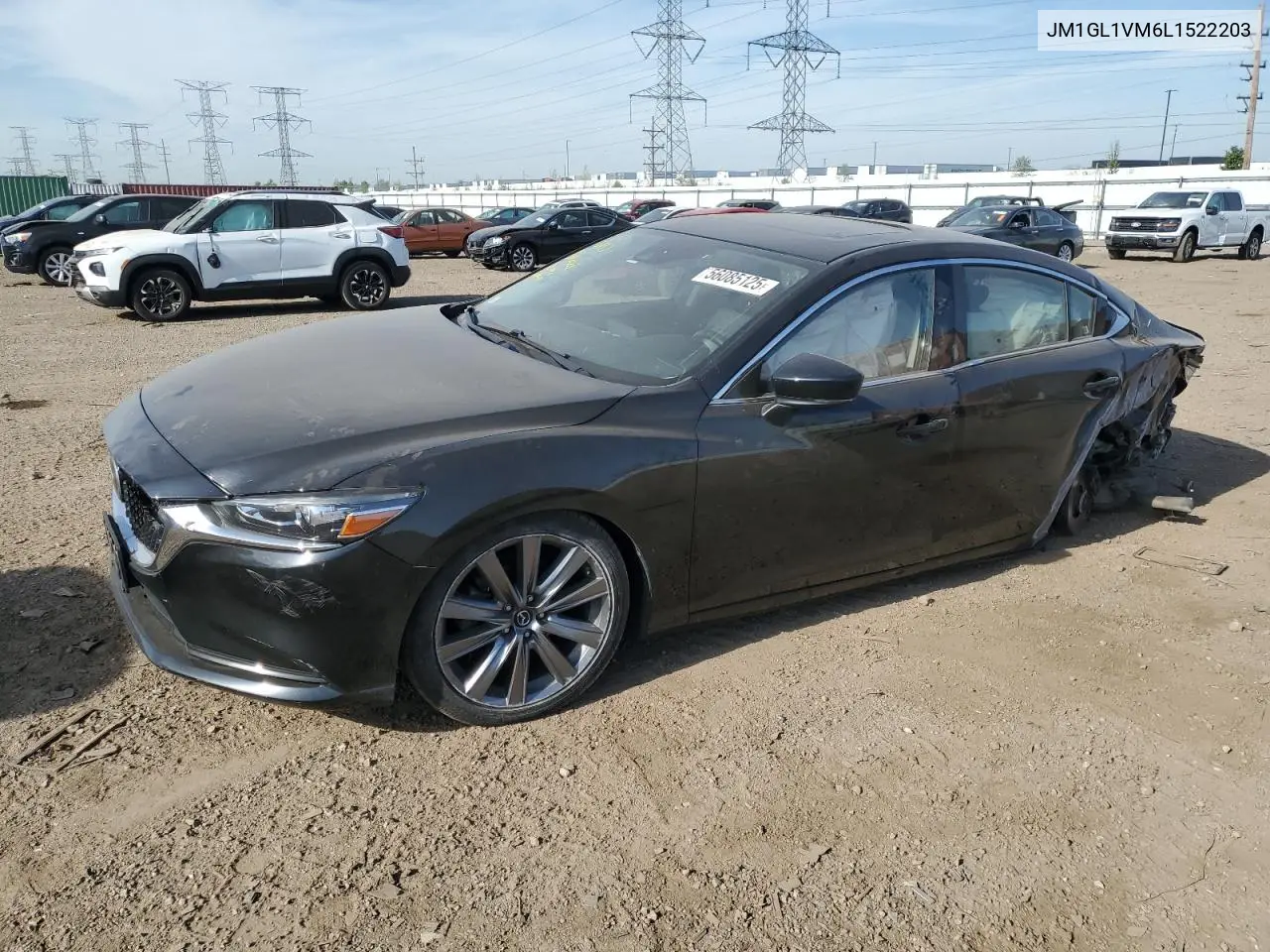 2020 Mazda 6 Touring VIN: JM1GL1VM6L1522203 Lot: 56085125