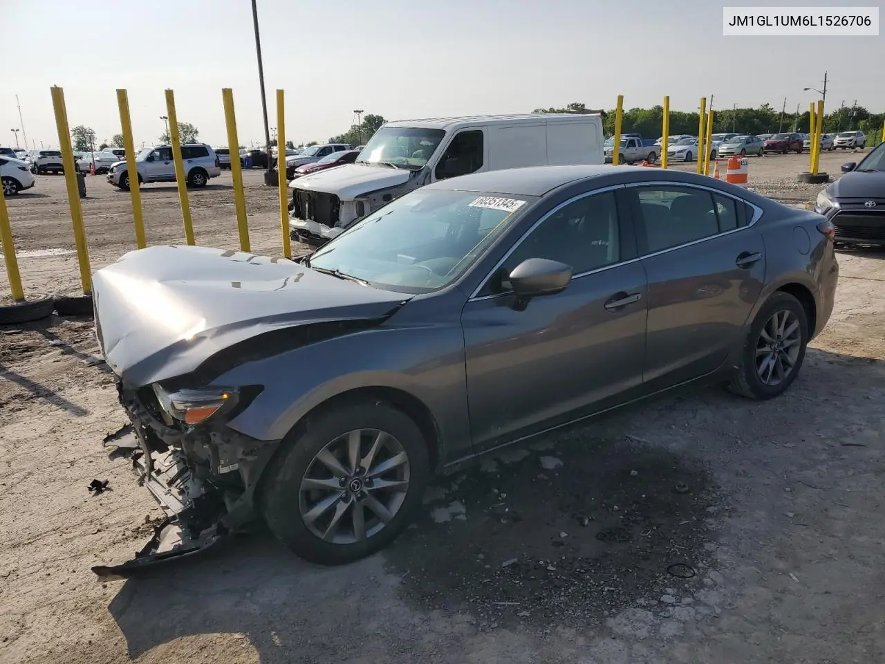 2020 Mazda 6 Sport VIN: JM1GL1UM6L1526706 Lot: 60351345