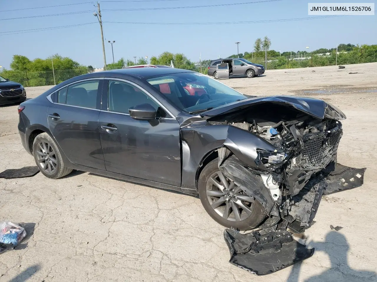 2020 Mazda 6 Sport VIN: JM1GL1UM6L1526706 Lot: 60351345