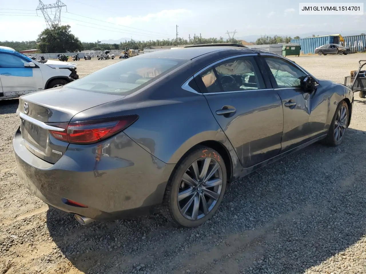 2020 Mazda 6 Touring VIN: JM1GL1VM4L1514701 Lot: 60743135