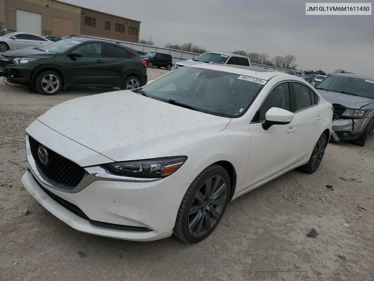 2021 Mazda 6 Touring VIN: JM1GL1VM6M1611450 Lot: 48771335
