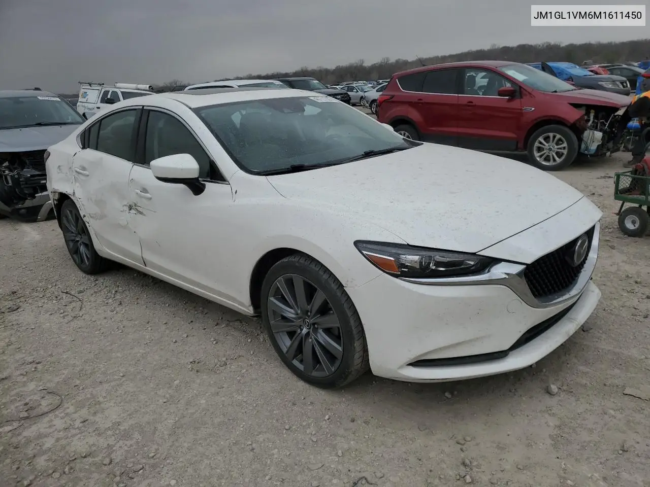 2021 Mazda 6 Touring VIN: JM1GL1VM6M1611450 Lot: 48771335
