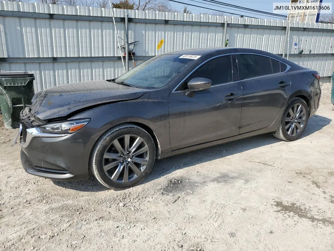 2021 Mazda 6 Touring VIN: JM1GL1VMXM1613606 Lot: 48919975