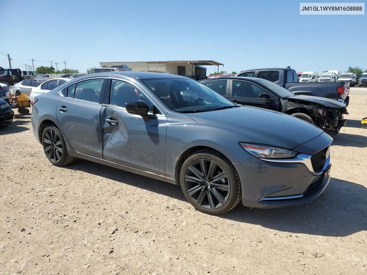 2021 Mazda 6 Grand Touring Reserve VIN: JM1GL1WY8M1608888 Lot: 52322365