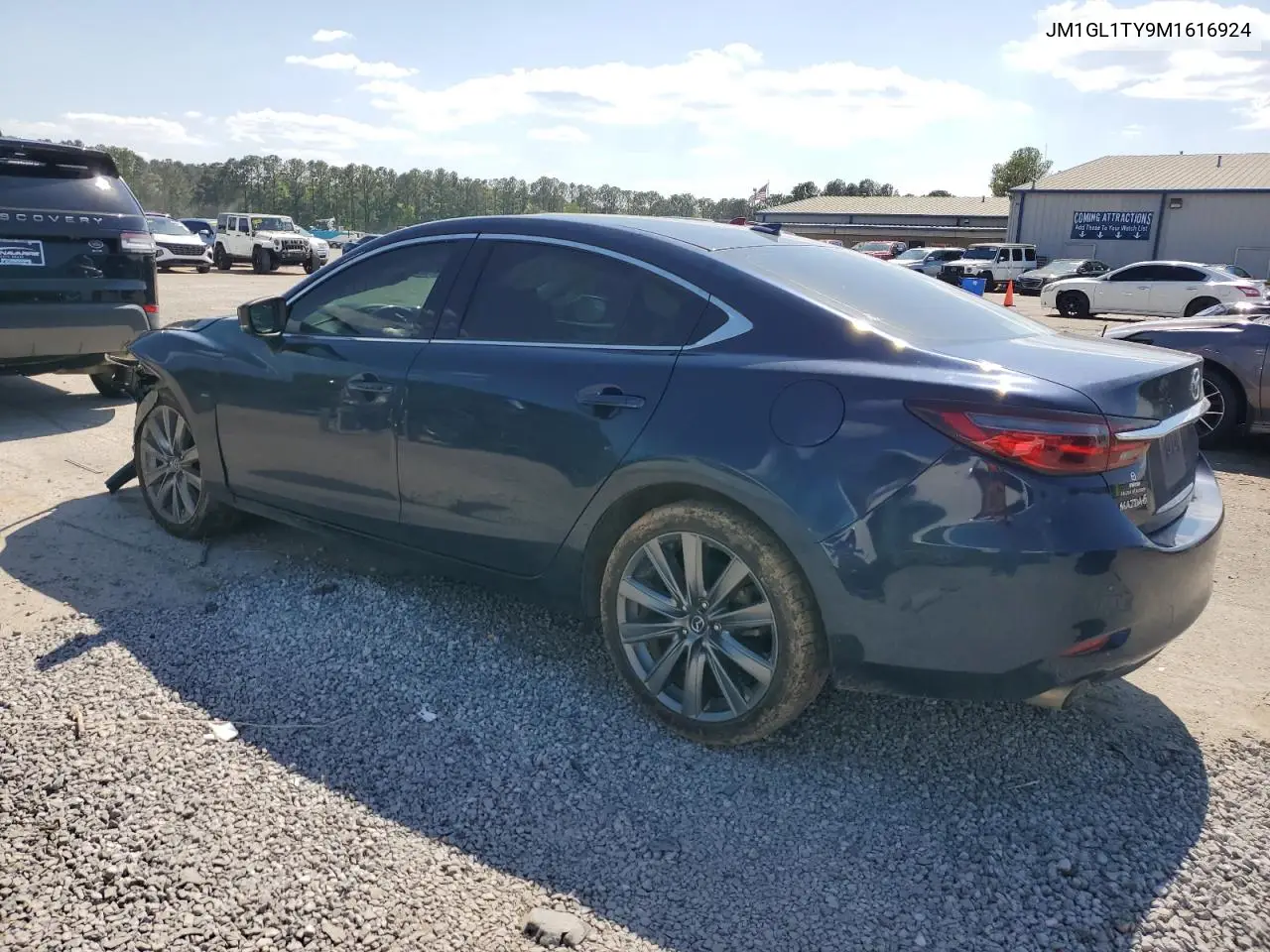 2021 Mazda 6 Grand Touring VIN: JM1GL1TY9M1616924 Lot: 52325195
