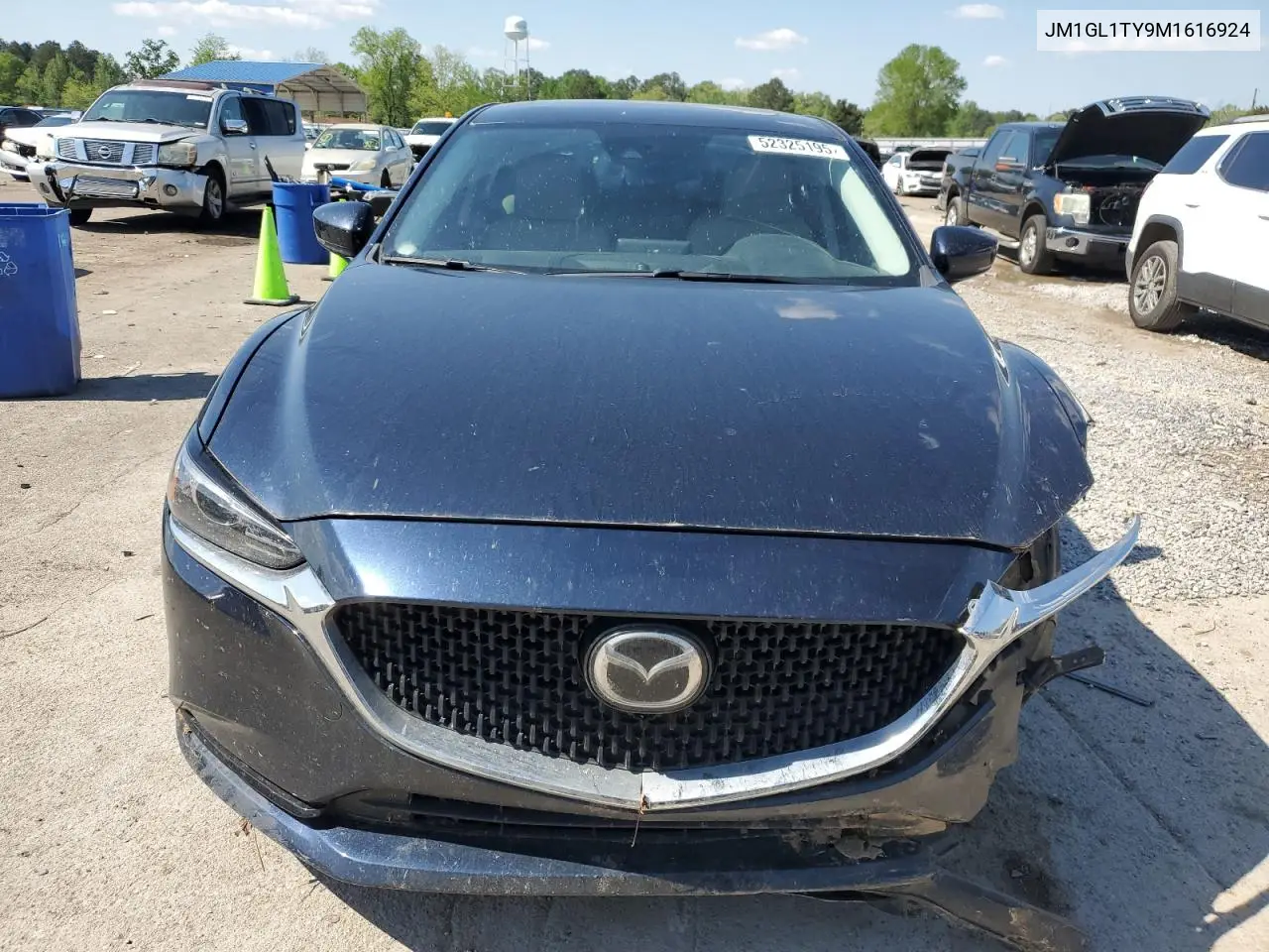 2021 Mazda 6 Grand Touring VIN: JM1GL1TY9M1616924 Lot: 52325195