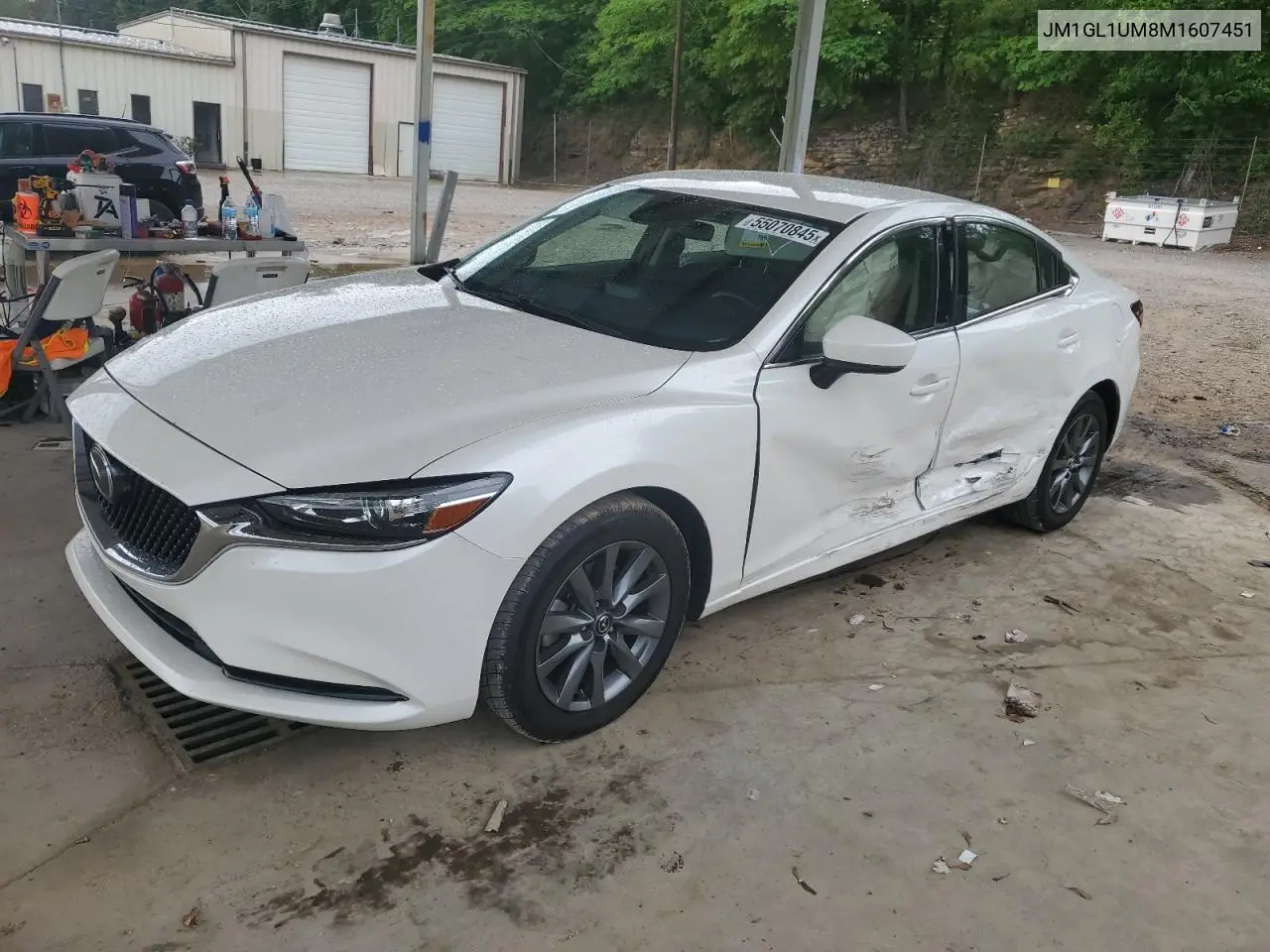 2021 Mazda 6 Sport VIN: JM1GL1UM8M1607451 Lot: 55070845