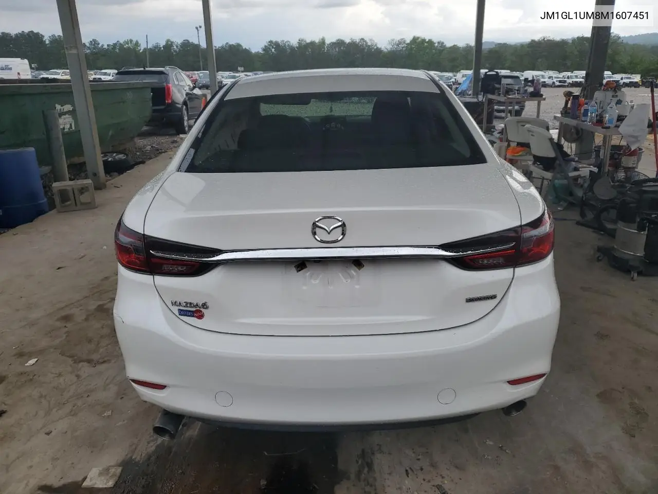 2021 Mazda 6 Sport VIN: JM1GL1UM8M1607451 Lot: 55070845