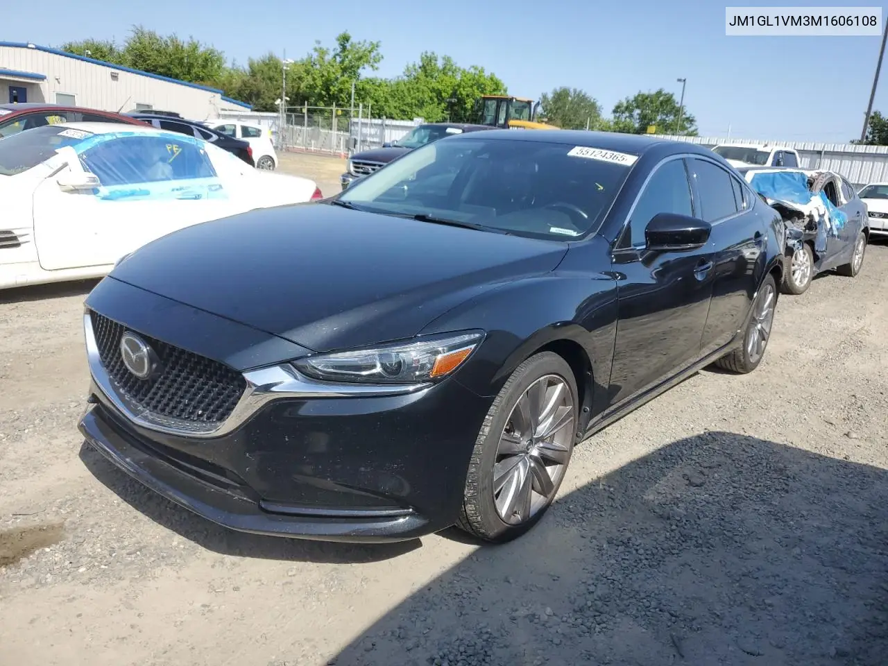 2021 Mazda 6 Touring VIN: JM1GL1VM3M1606108 Lot: 55124365