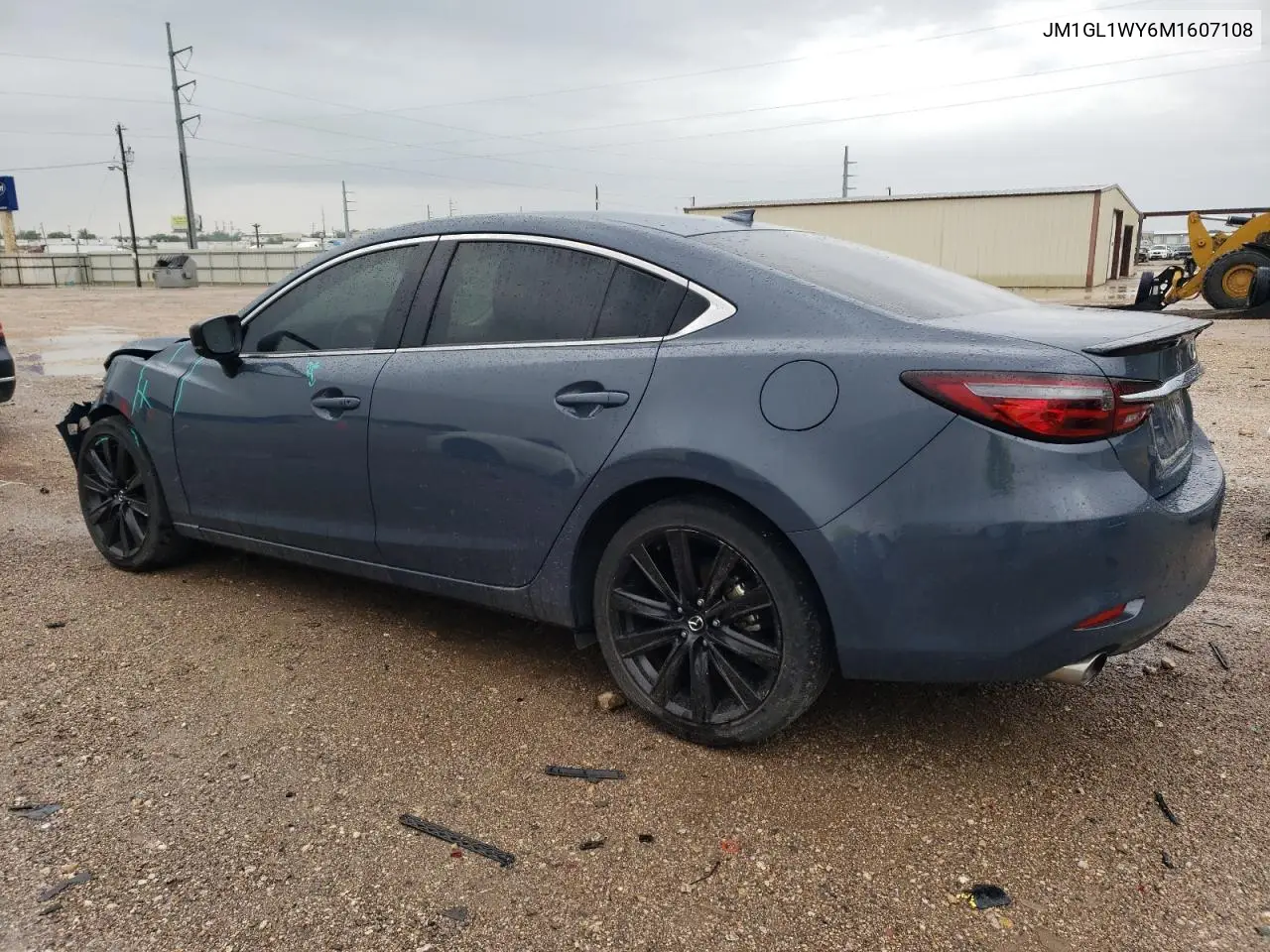 2021 Mazda 6 Grand Touring Reserve VIN: JM1GL1WY6M1607108 Lot: 55616065