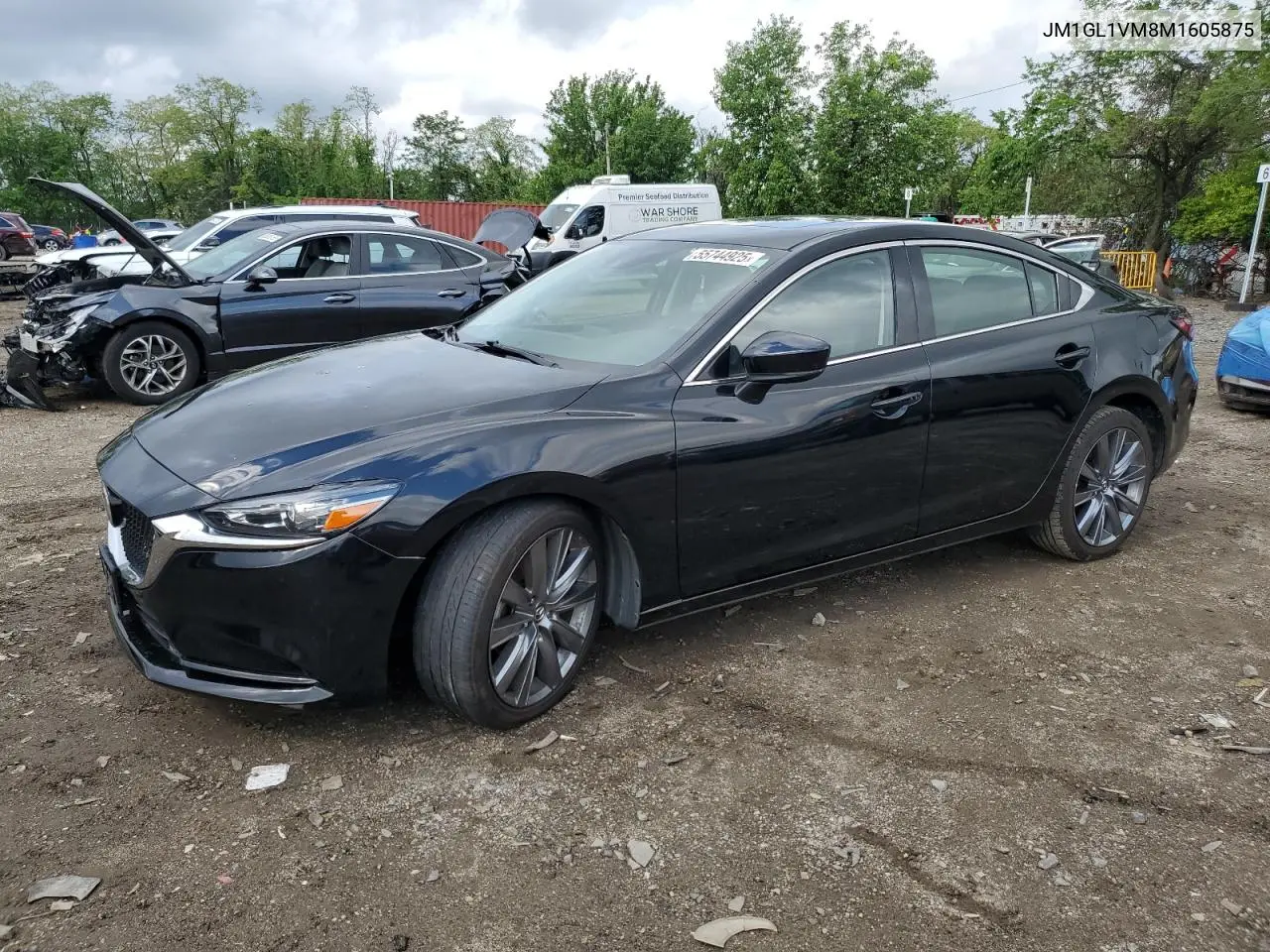 2021 Mazda 6 Touring VIN: JM1GL1VM8M1605875 Lot: 55744925