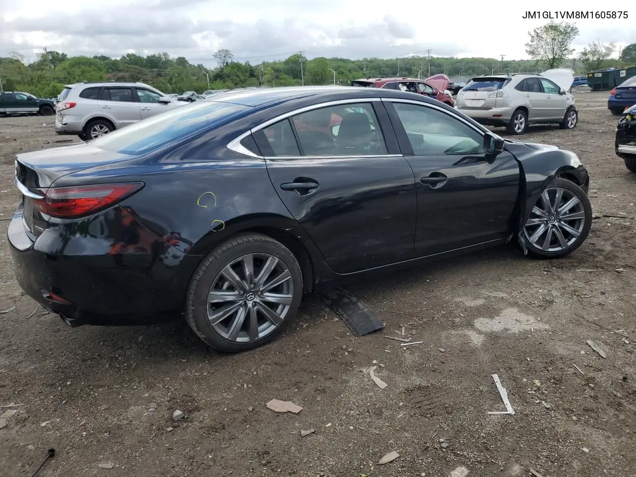2021 Mazda 6 Touring VIN: JM1GL1VM8M1605875 Lot: 55744925