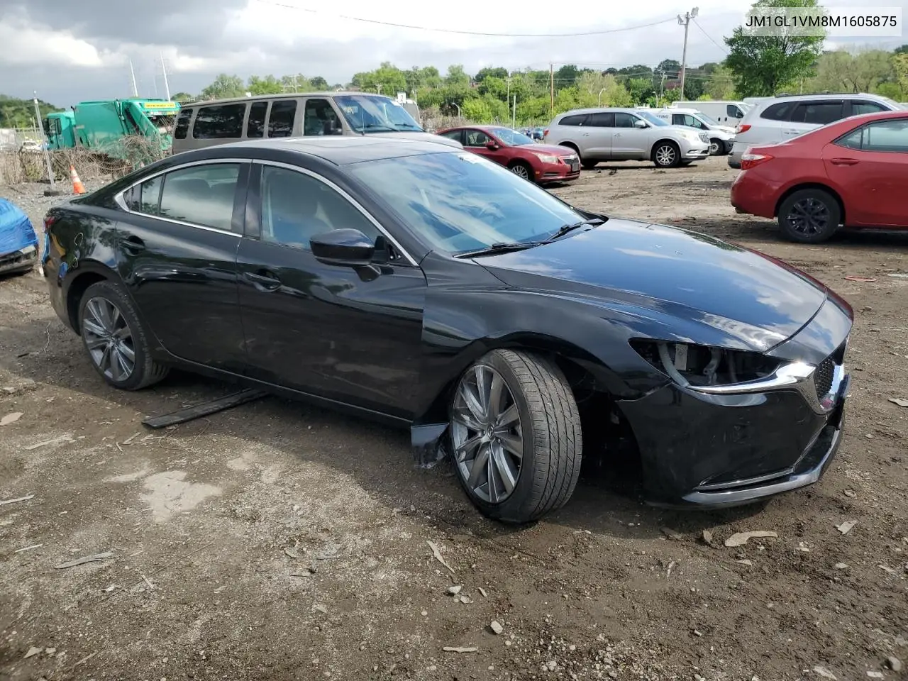2021 Mazda 6 Touring VIN: JM1GL1VM8M1605875 Lot: 55744925