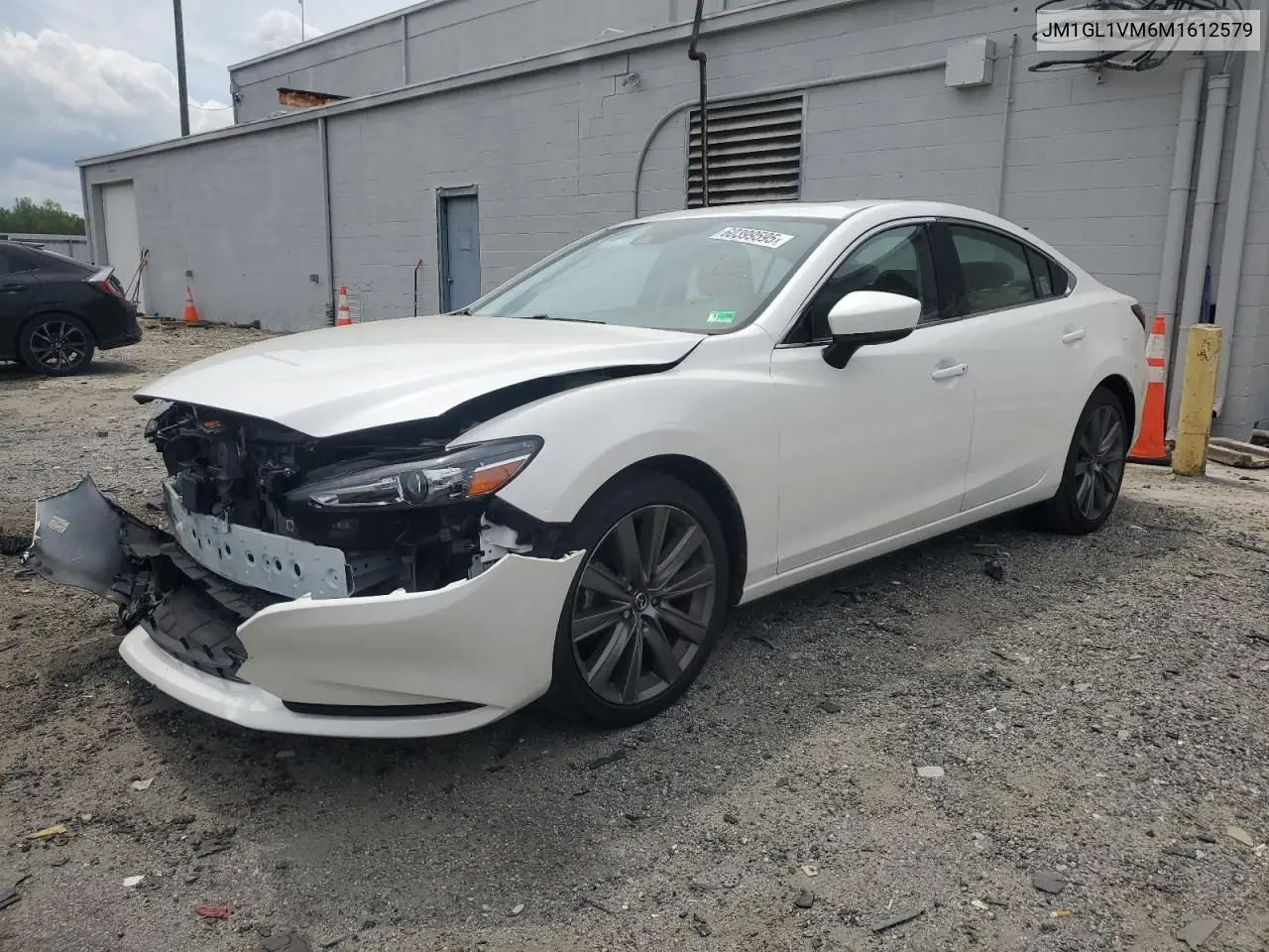 2021 Mazda 6 Touring VIN: JM1GL1VM6M1612579 Lot: 60399595