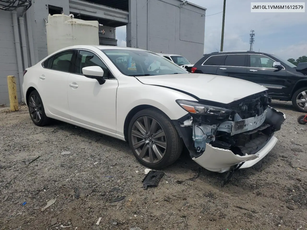 2021 Mazda 6 Touring VIN: JM1GL1VM6M1612579 Lot: 60399595