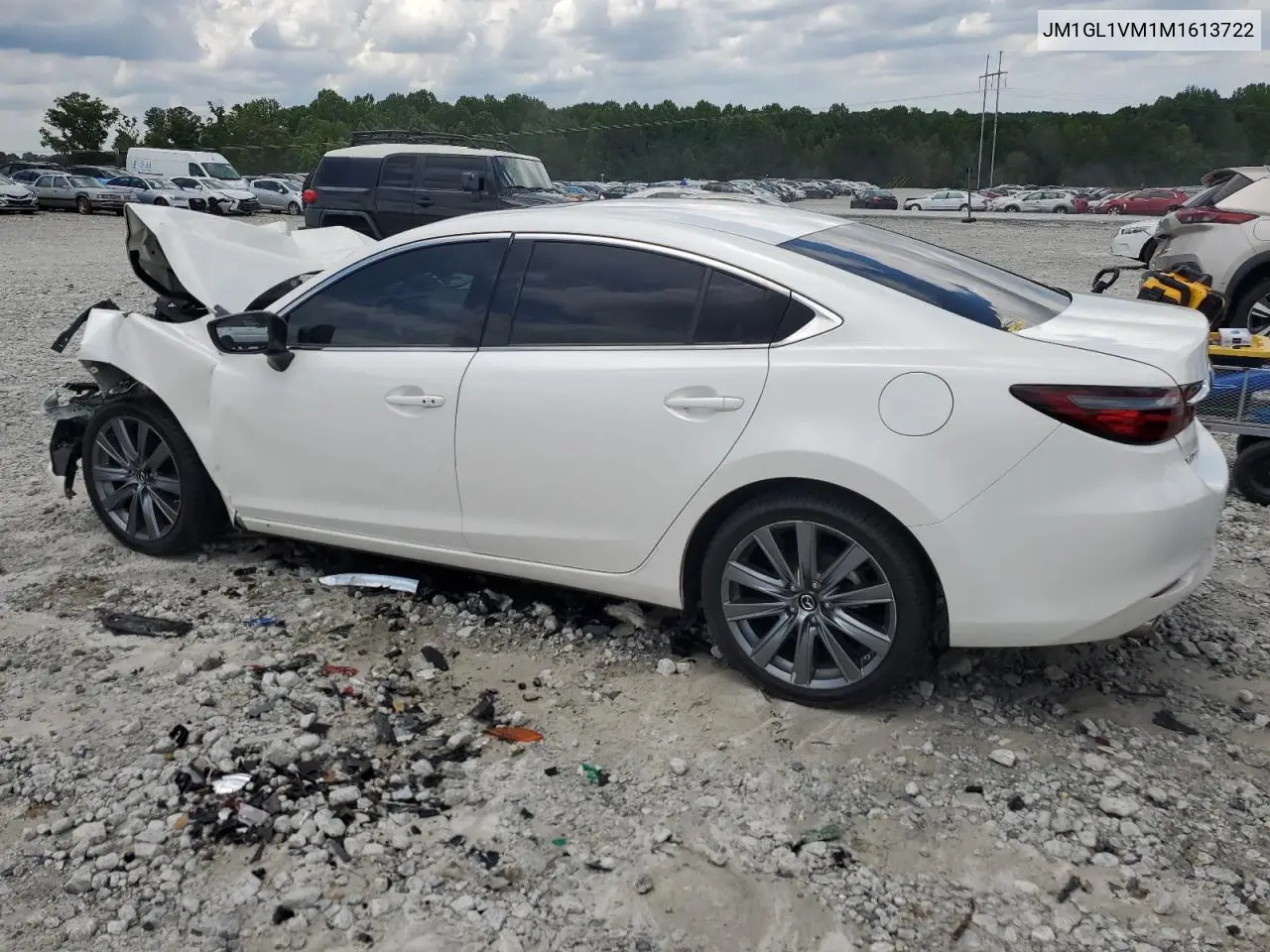 2021 Mazda 6 Touring VIN: JM1GL1VM1M1613722 Lot: 60495675