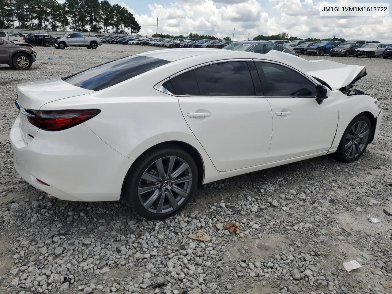 2021 Mazda 6 Touring VIN: JM1GL1VM1M1613722 Lot: 60495675