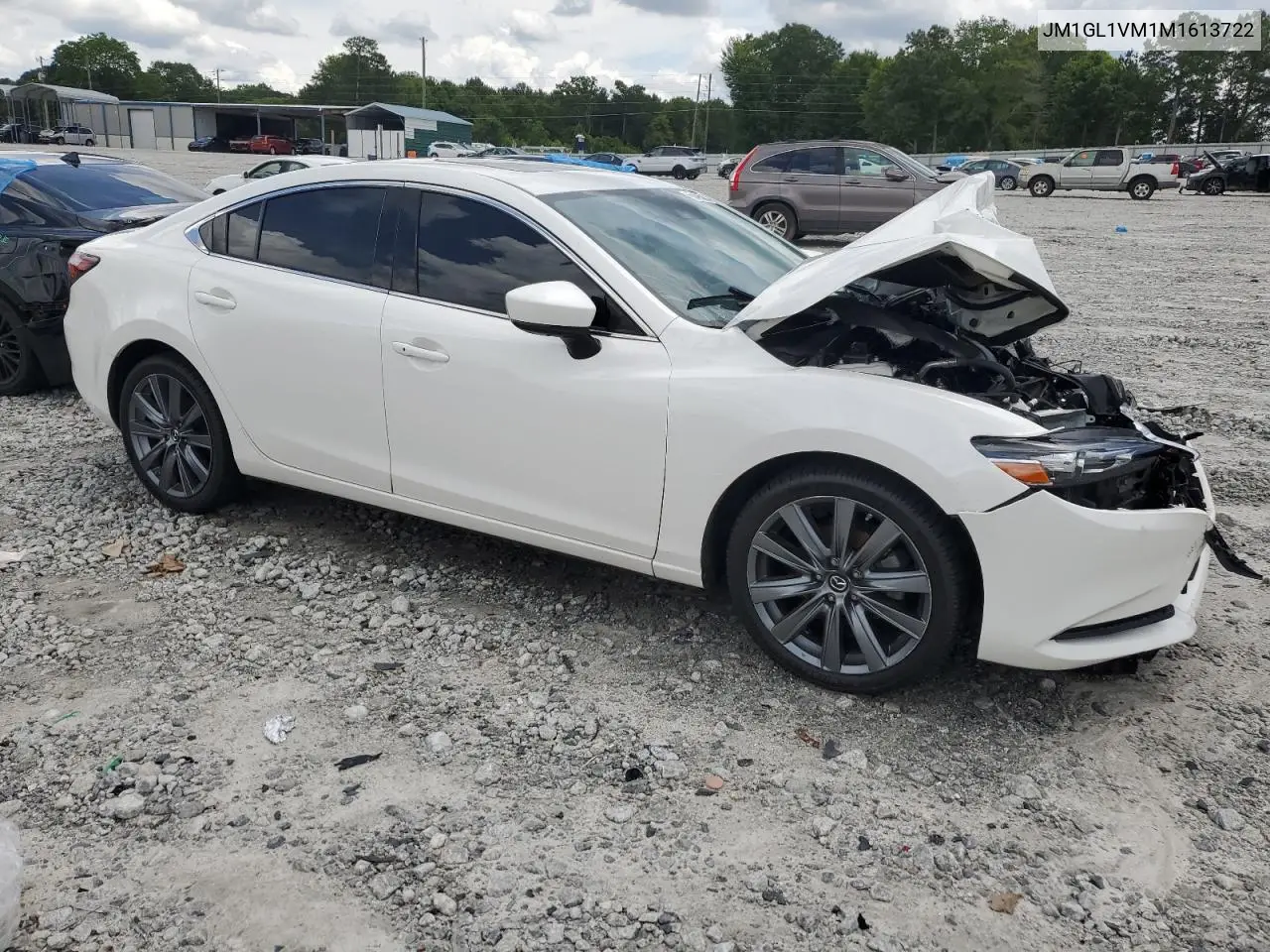 2021 Mazda 6 Touring VIN: JM1GL1VM1M1613722 Lot: 60495675