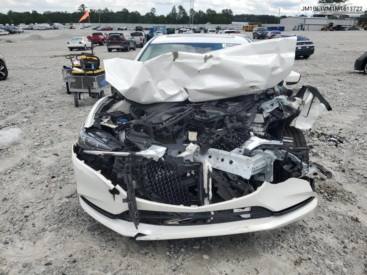2021 Mazda 6 Touring VIN: JM1GL1VM1M1613722 Lot: 60495675