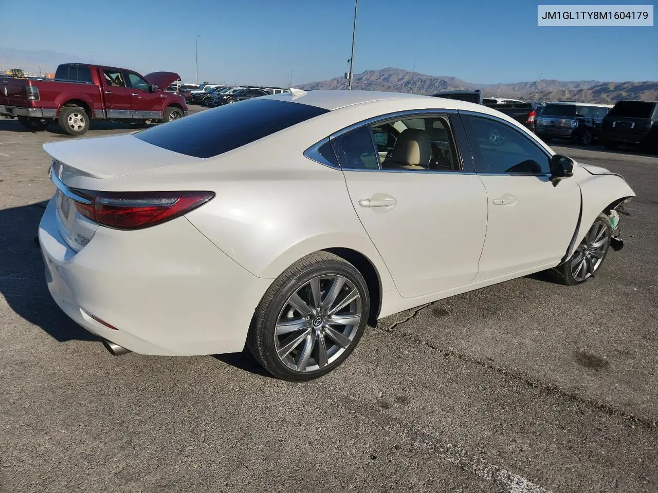 2021 Mazda 6 Grand Touring VIN: JM1GL1TY8M1604179 Lot: 60544795