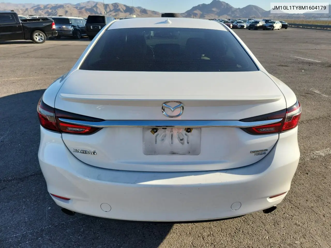 2021 Mazda 6 Grand Touring VIN: JM1GL1TY8M1604179 Lot: 60544795