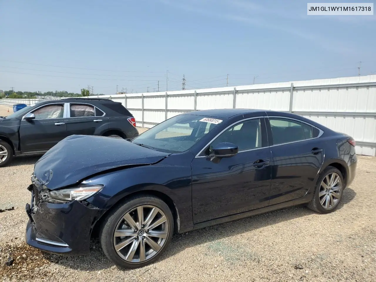 2021 Mazda 6 Grand Touring Reserve VIN: JM1GL1WY1M1617318 Lot: 60680015