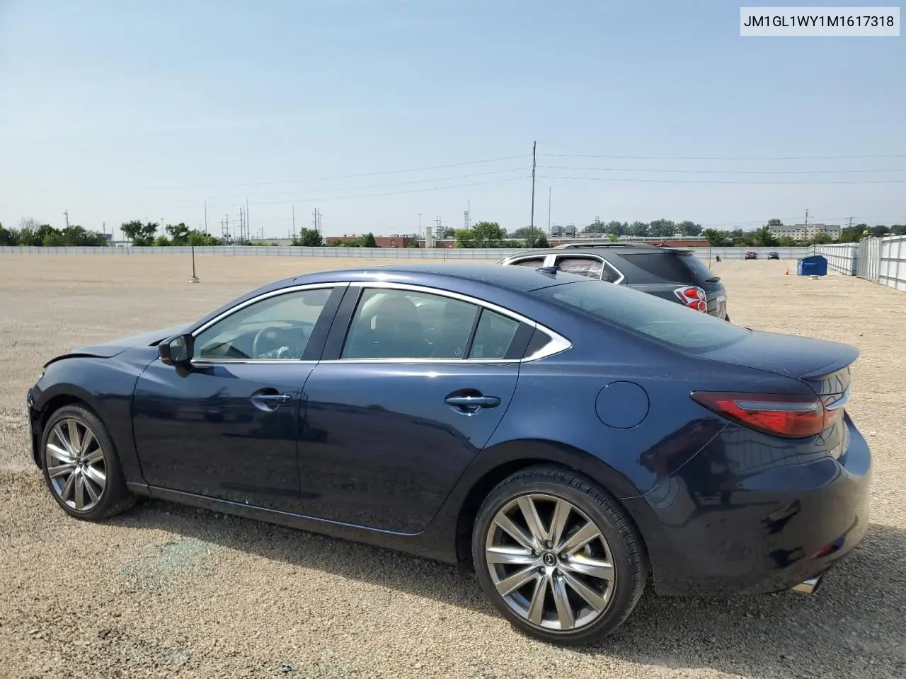 2021 Mazda 6 Grand Touring Reserve VIN: JM1GL1WY1M1617318 Lot: 60680015
