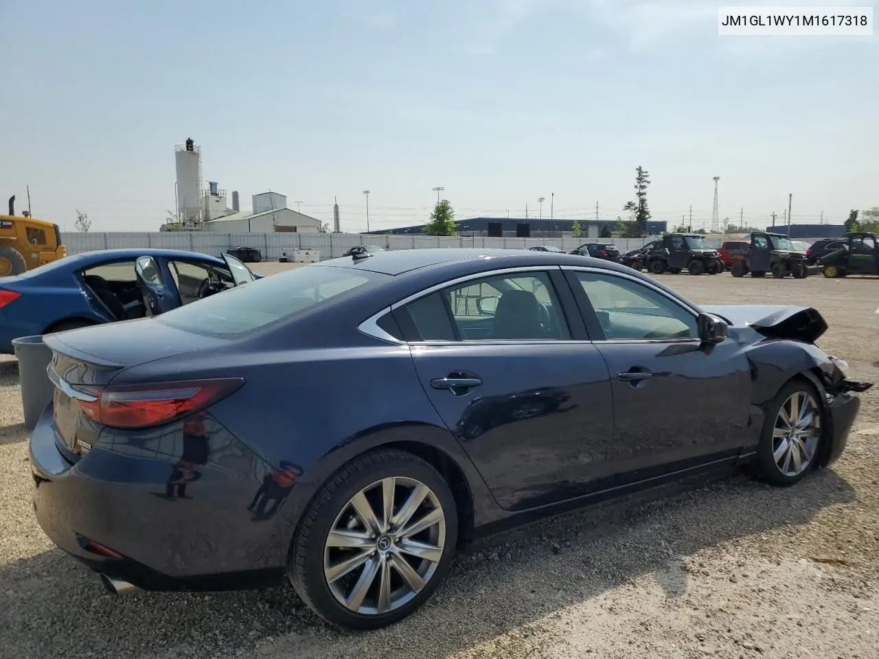 2021 Mazda 6 Grand Touring Reserve VIN: JM1GL1WY1M1617318 Lot: 60680015