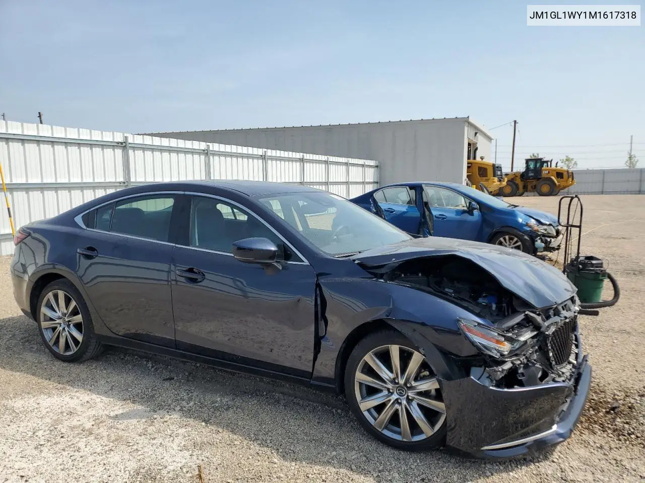 2021 Mazda 6 Grand Touring Reserve VIN: JM1GL1WY1M1617318 Lot: 60680015