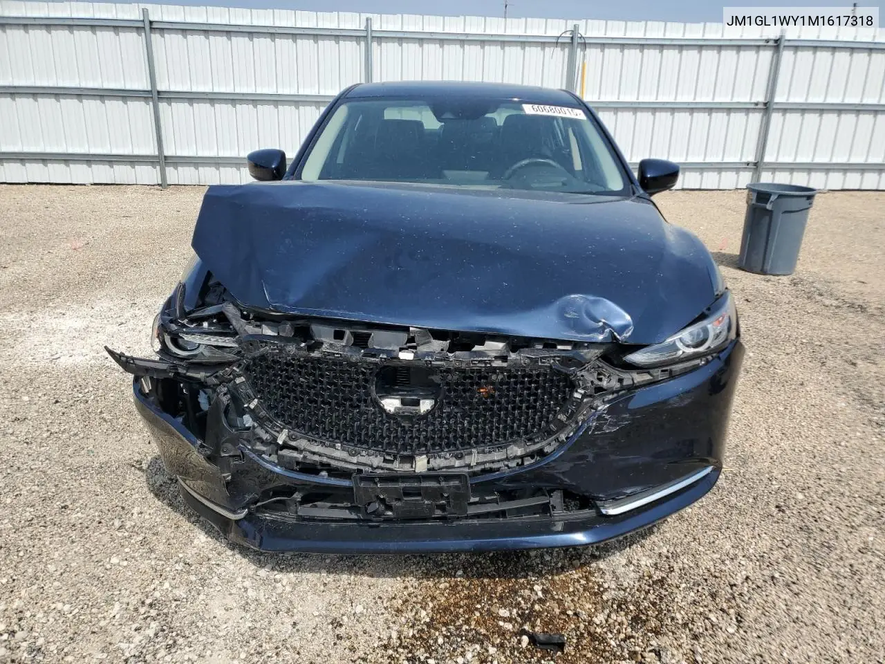 2021 Mazda 6 Grand Touring Reserve VIN: JM1GL1WY1M1617318 Lot: 60680015