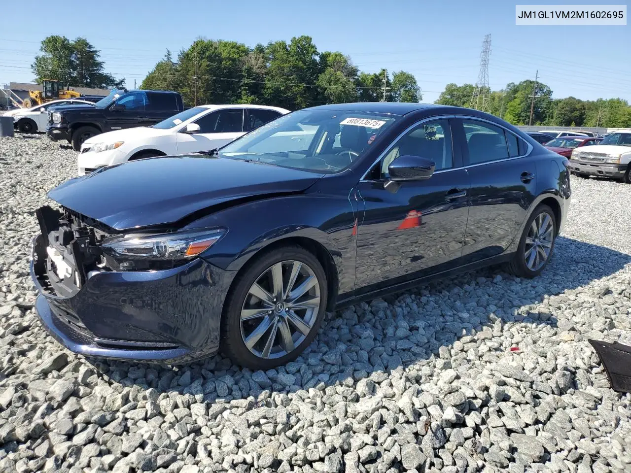 2021 Mazda 6 Touring VIN: JM1GL1VM2M1602695 Lot: 60813675