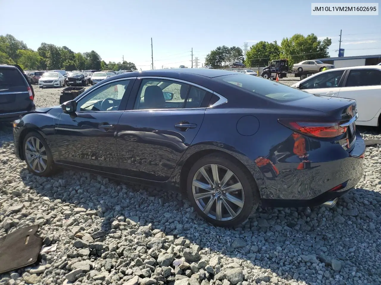 2021 Mazda 6 Touring VIN: JM1GL1VM2M1602695 Lot: 60813675