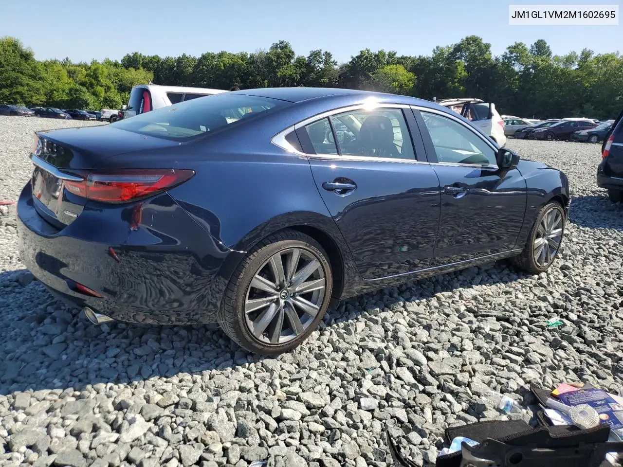 2021 Mazda 6 Touring VIN: JM1GL1VM2M1602695 Lot: 60813675