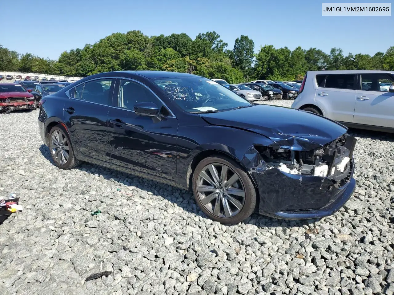 2021 Mazda 6 Touring VIN: JM1GL1VM2M1602695 Lot: 60813675