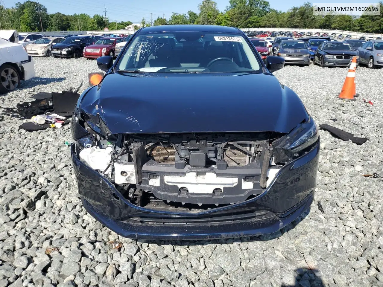 2021 Mazda 6 Touring VIN: JM1GL1VM2M1602695 Lot: 60813675