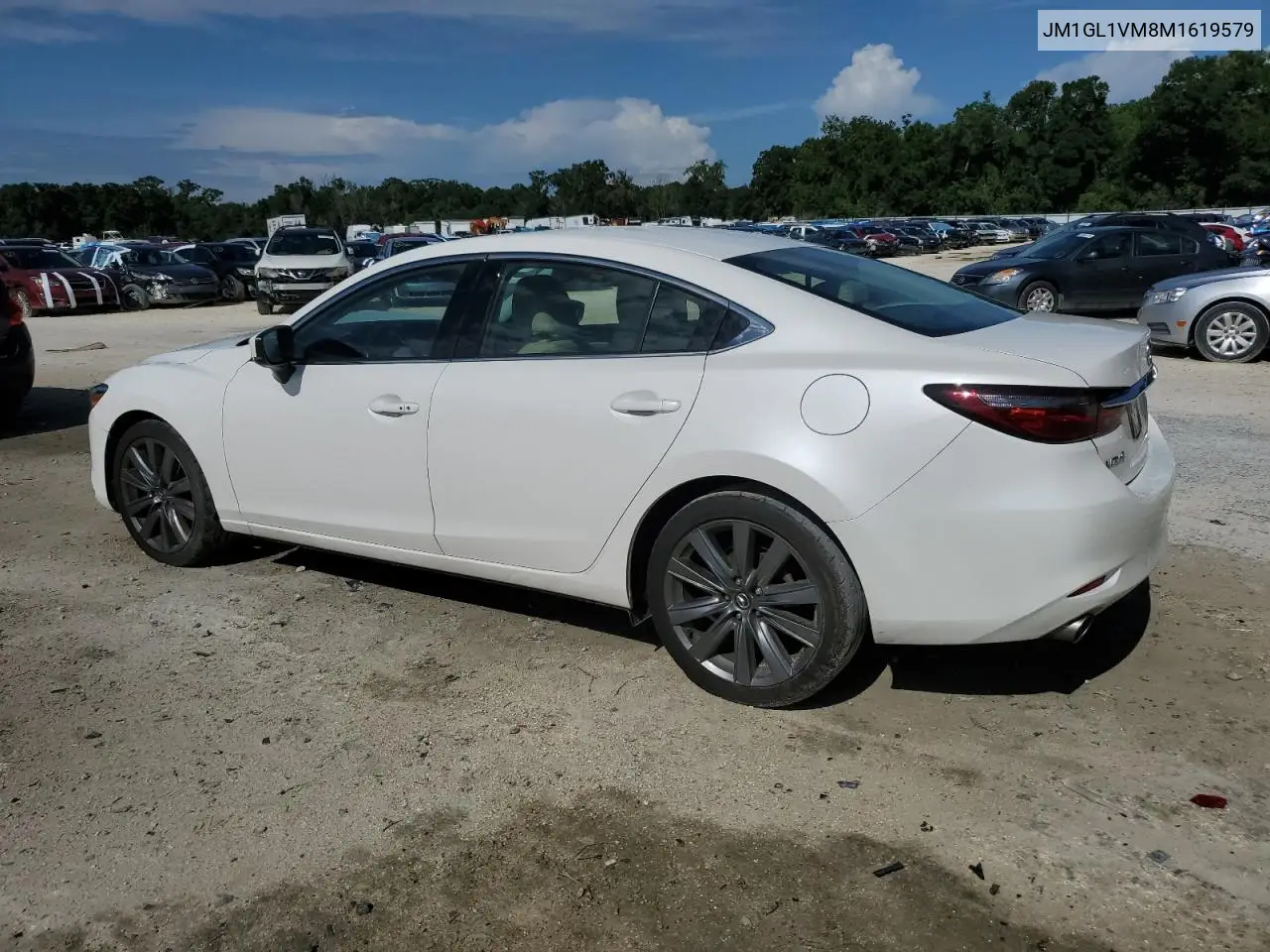 2021 Mazda 6 Touring VIN: JM1GL1VM8M1619579 Lot: 61019705