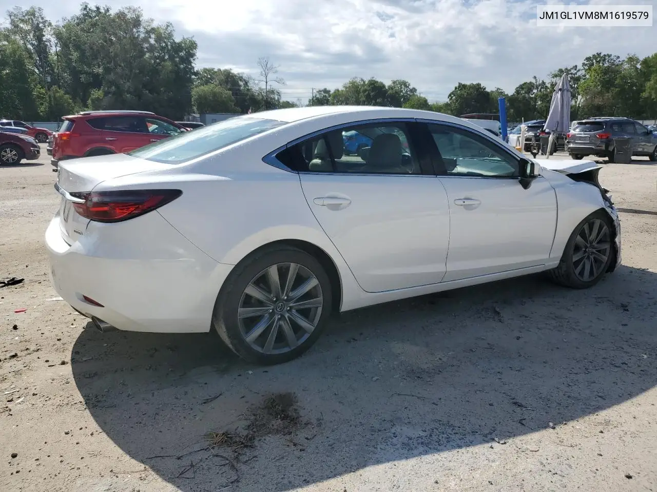 2021 Mazda 6 Touring VIN: JM1GL1VM8M1619579 Lot: 61019705