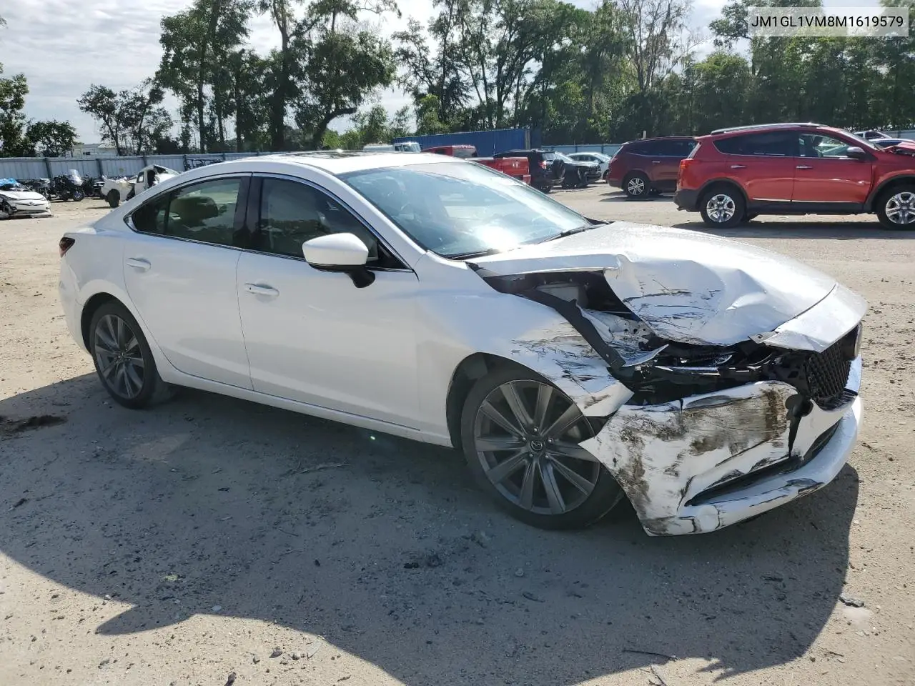 2021 Mazda 6 Touring VIN: JM1GL1VM8M1619579 Lot: 61019705