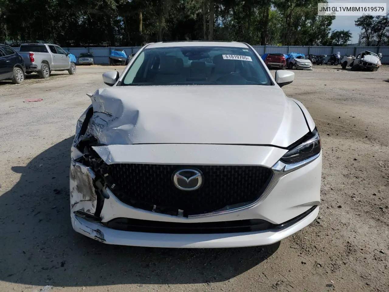 2021 Mazda 6 Touring VIN: JM1GL1VM8M1619579 Lot: 61019705