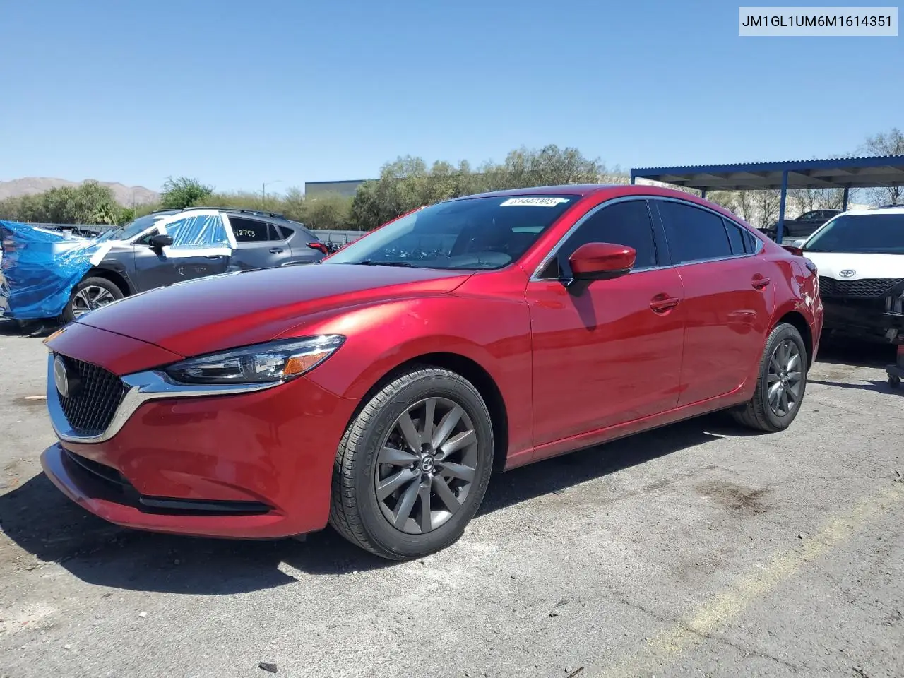 2021 Mazda 6 Sport VIN: JM1GL1UM6M1614351 Lot: 61442305