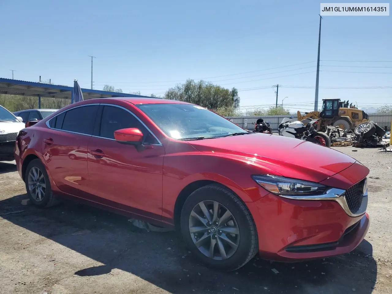 2021 Mazda 6 Sport VIN: JM1GL1UM6M1614351 Lot: 61442305