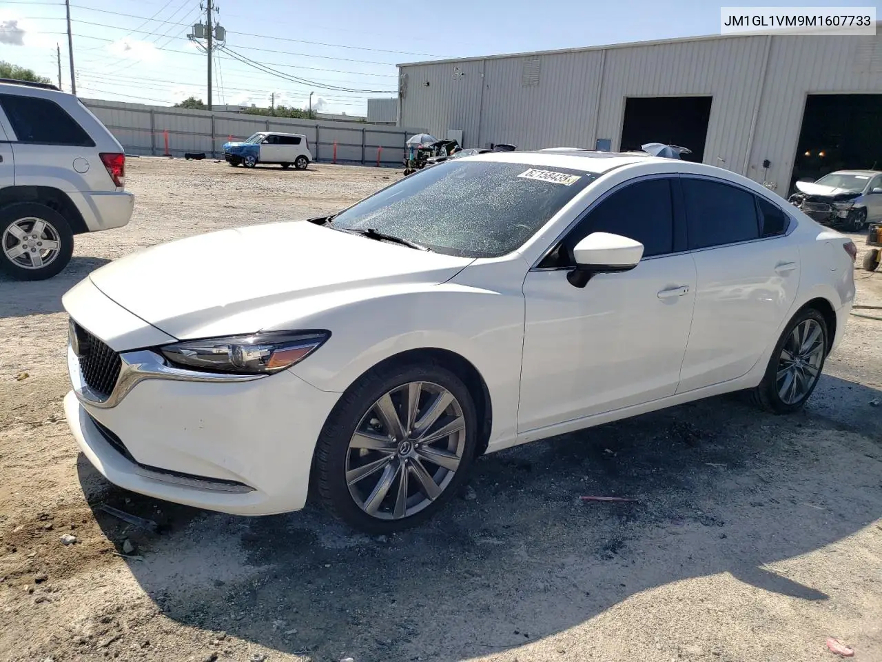 2021 Mazda 6 Touring VIN: JM1GL1VM9M1607733 Lot: 62158435