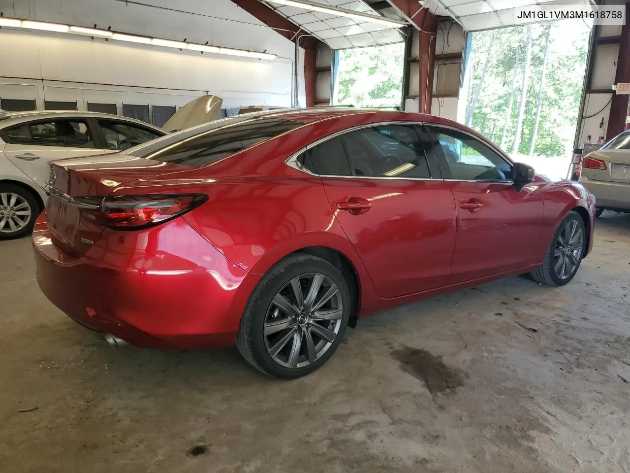 2021 Mazda 6 Touring VIN: JM1GL1VM3M1618758 Lot: 62295135