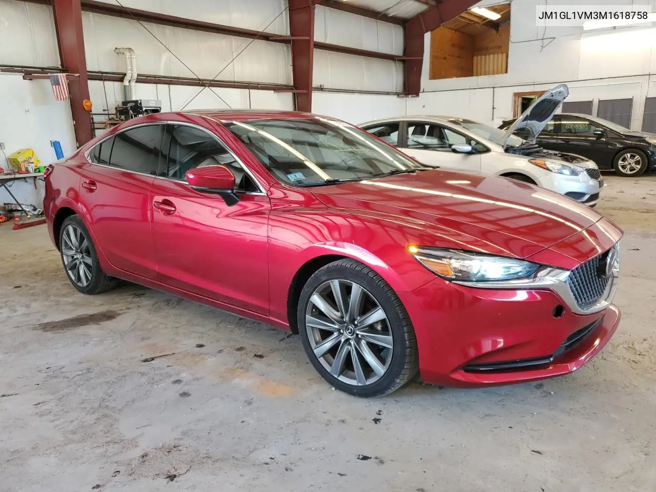 2021 Mazda 6 Touring VIN: JM1GL1VM3M1618758 Lot: 62295135