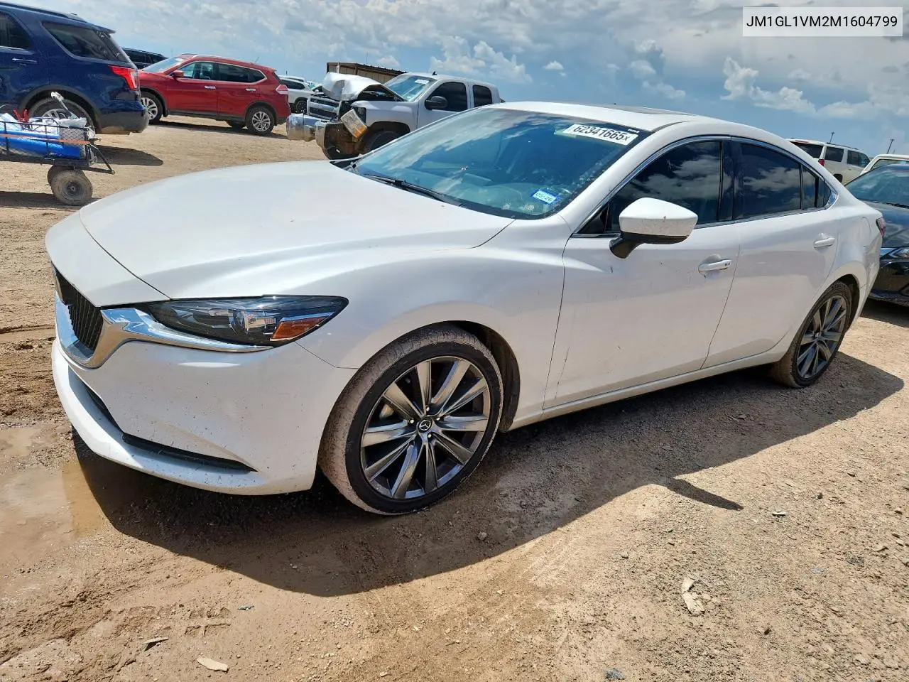 2021 Mazda 6 Touring VIN: JM1GL1VM2M1604799 Lot: 62341665