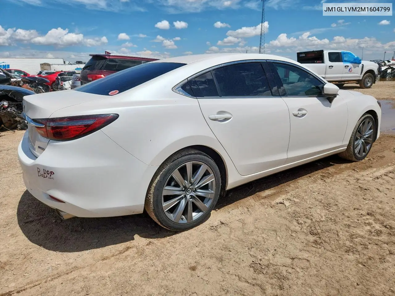 2021 Mazda 6 Touring VIN: JM1GL1VM2M1604799 Lot: 62341665