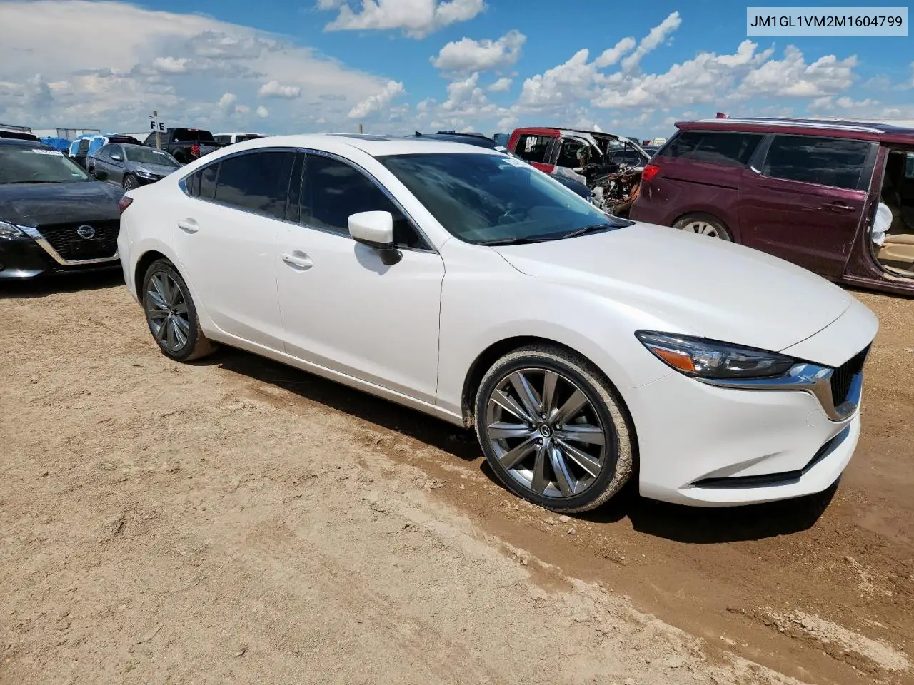 2021 Mazda 6 Touring VIN: JM1GL1VM2M1604799 Lot: 62341665