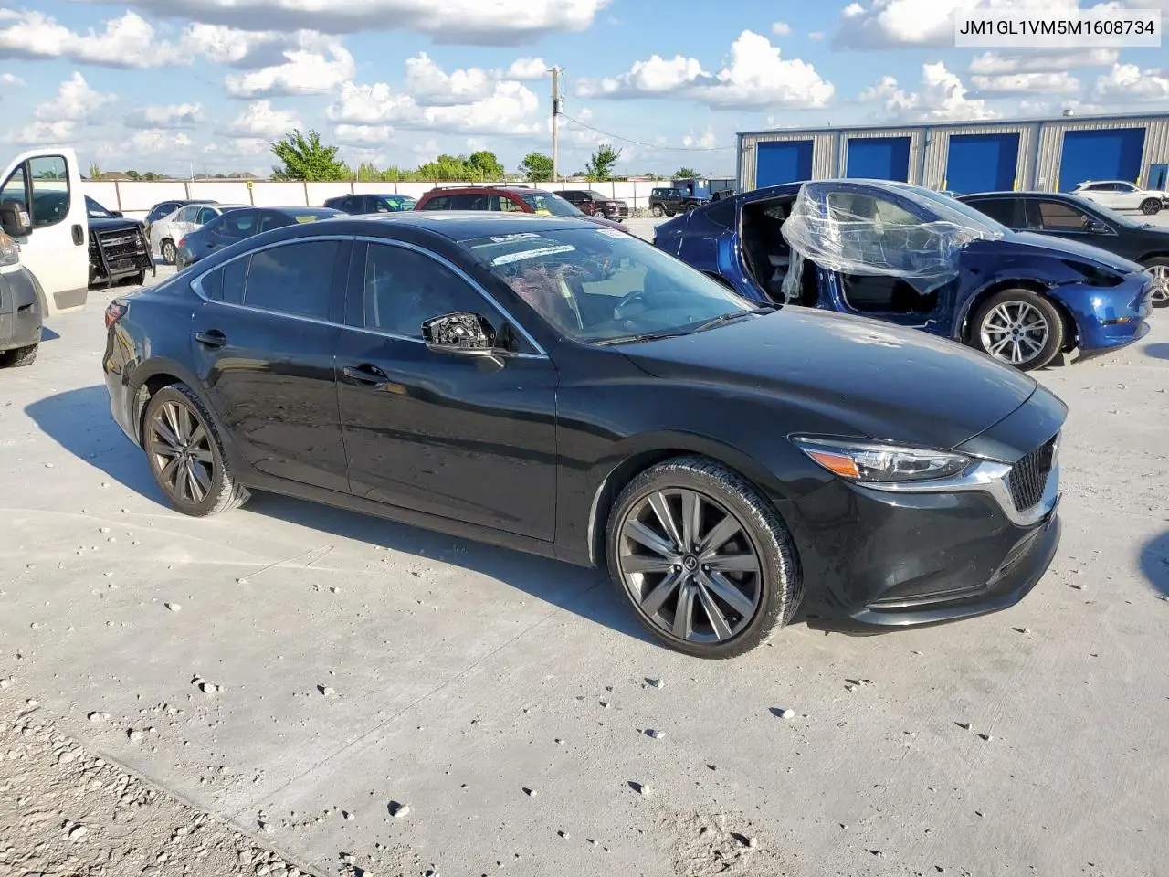 2021 Mazda 6 Touring VIN: JM1GL1VM5M1608734 Lot: 62603775