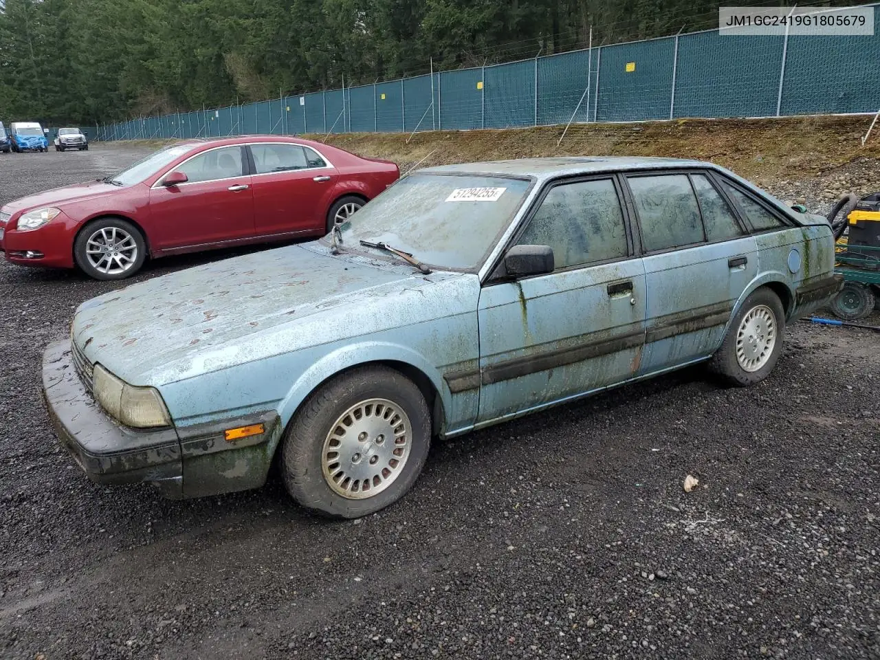 1986 Mazda 626 VIN: JM1GC2419G1805679 Lot: 51294255