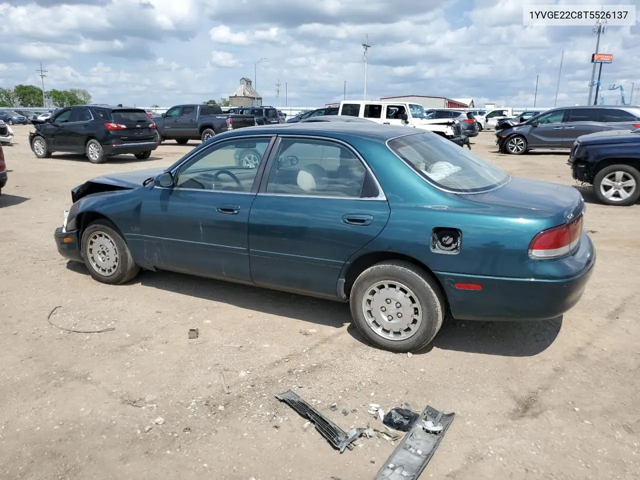 1996 Mazda 626 Dx VIN: 1YVGE22C8T5526137 Lot: 60801585
